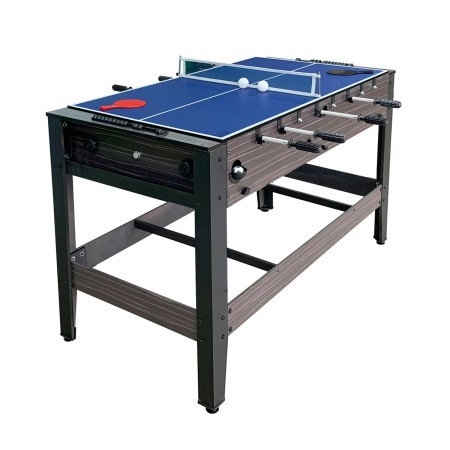 Tavolo Multigioco 4 in 1 Calcio Hockey Ping Pong Biliardo