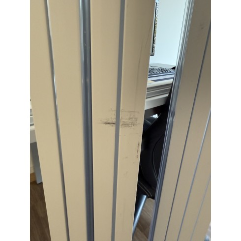 Outlet Box Doccia Semicircolare Tondo a Soffietto Angolo 75x75 cm
