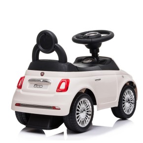 Macchina Cavalcabile per Bambini Primi Passi Fiat 500 Bianco 2