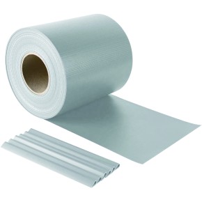 Striscia Frangivista Grigio in PVC 19x35 mt per Cancello e Recinzione