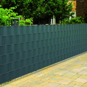 Striscia Frangivista Verde in PVC 19x350 cm per Cancello e Recinzione