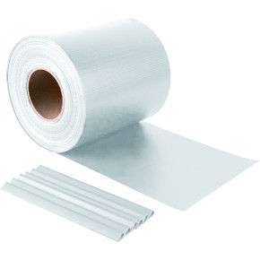 Striscia Frangivista Bianco in PVC 19x35 mt per Cancello e Recinzione