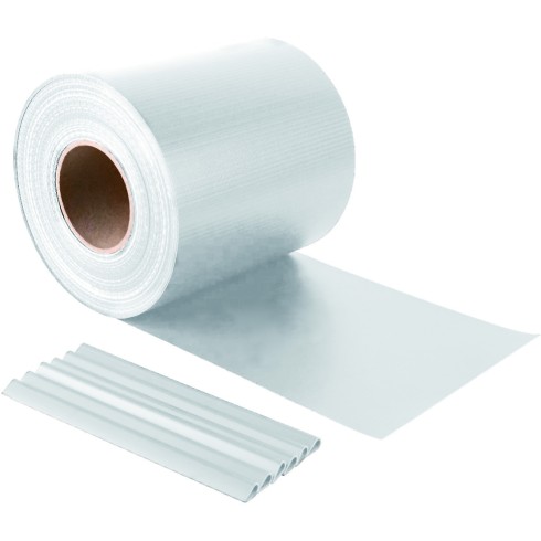 Striscia Frangivista Bianco in PVC 19x35 mt per Cancello e Recinzione