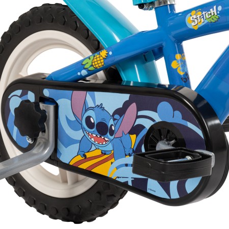 Bicicletta da Bambino Stitch Ruota 12 Pollici Bici Bimbo con Rotelle