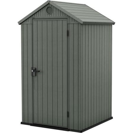 Casetta da Giardino Darwin Keter in resina verde 124x117 cm