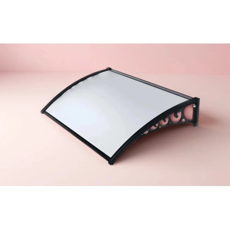 Pensilina 120x80 in Policarbonato Alveolare Trasparente Modulare | BricoShop24