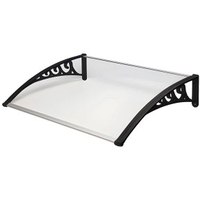 Pensilina 120x100 Policarbonato Compatto Trasparente Tettoia Portone