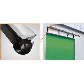 Tettoia Alluminio Pensilina 115x100 Policarbonato Trasparente per Esterno Sbalzo | BricoShop24 2