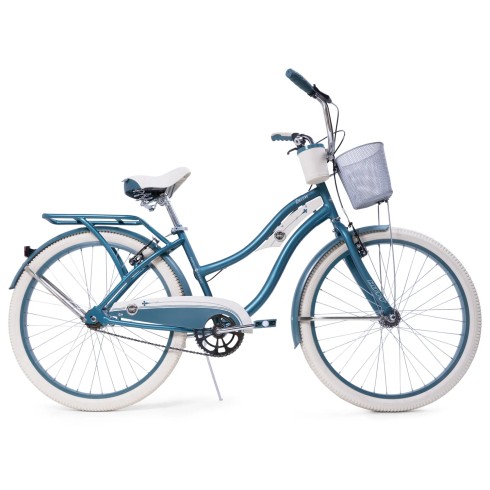 Bicicletta da Ragazza Donna Ruota 26 Pollici Blu Passeggi