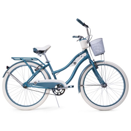 Bicicletta da Ragazza Donna Ruota 26 Pollici Blu Passeggi