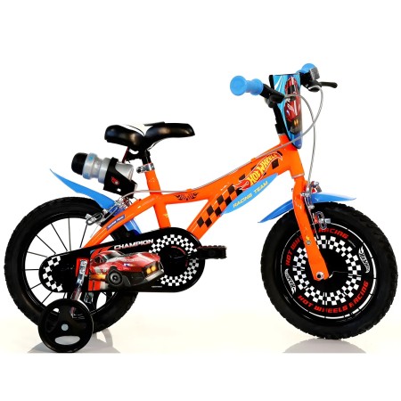 Bicicletta da Bambino 16 Pollici Hot Wheels Ruota 4 5 6 7 anni