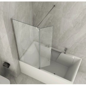 Box Doccia Sopravasca Anta Pieghevole Vetro 6mm 85+40 cm