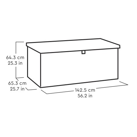 Baule Keter Resina da Esterno 454 L Lucchettabile Effetto Legno Verde