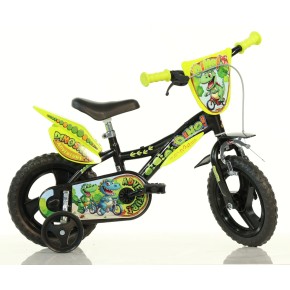 Bicicletta per Bambino 12 Pollici Dinosaur con Rotelle 3 4 5 anni Bici Bimbo