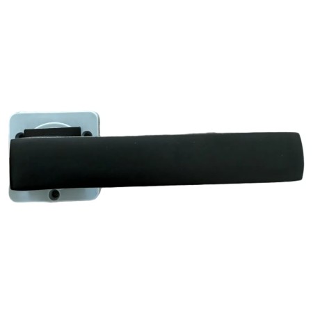 Kit Maniglia Porta Blindata Nero con Accessori Quadri Completo