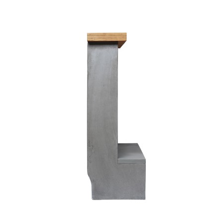 Cornice per Camino Finto Caminetto Tagu Rolf Grey