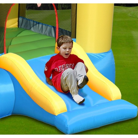 Gioco Gonfiabile per Bambini Salterello con Scivolo Castello Gonfiatore Aria