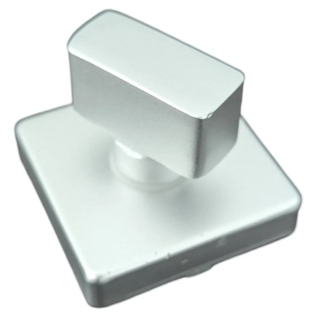 Maniglia Porta Blindata Kit Accessori Quadrato con Pomo Esterno