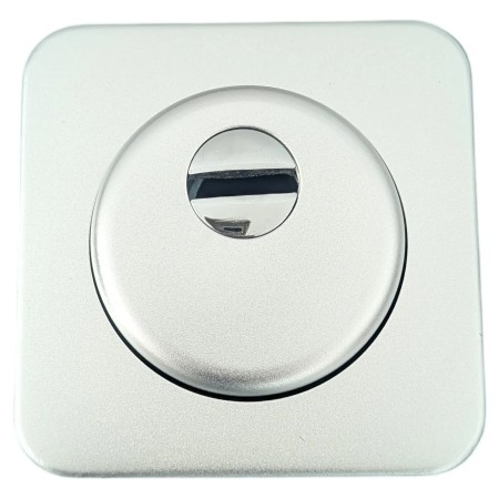 Maniglia Porta Blindata Kit Accessori Quadrato con Pomo Esterno