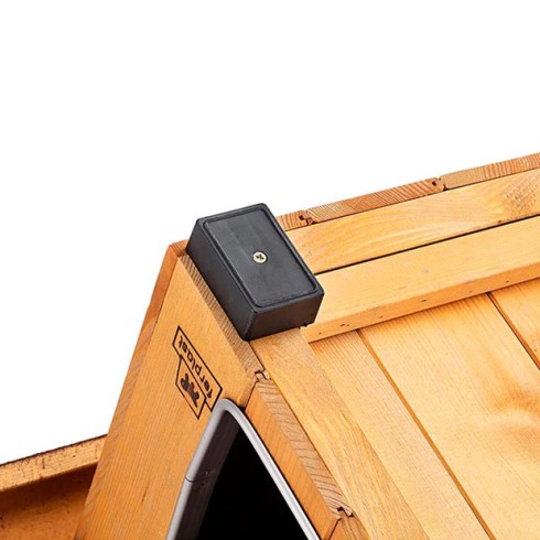 Cuccia per Cani mini 47x61x44 cm in legno per esterni