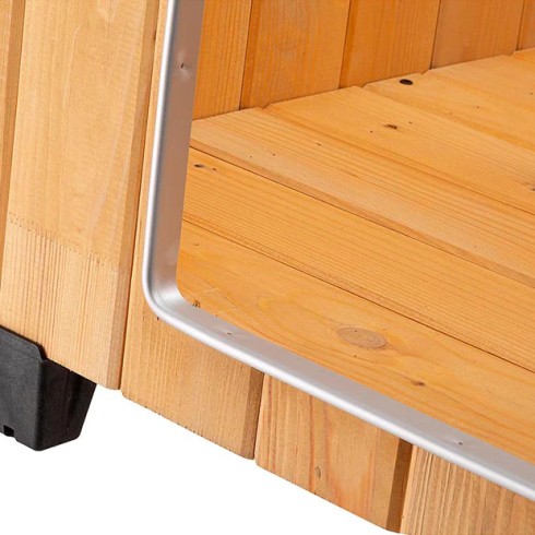 Cuccia in Legno per Cani Media 70x82x67 cm