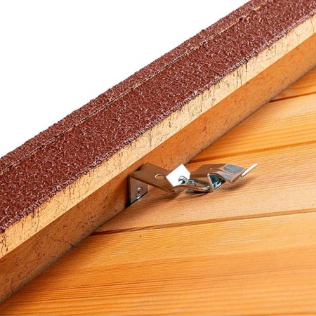 Cuccia per Cani Grande per esterno in legno 81x101x78 cm