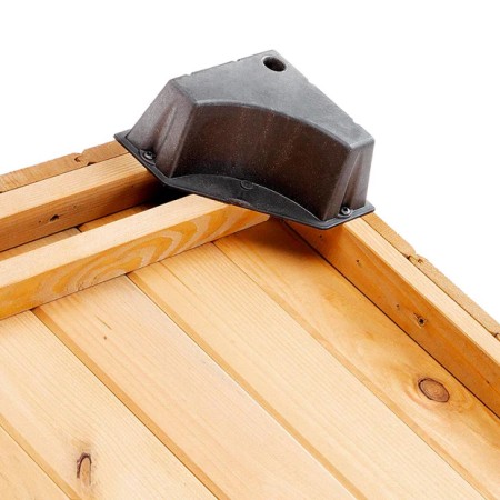Cuccia per Cani maxi 107,5x130x103 cm da esterno in legno