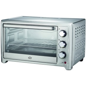 Forno Elettrico Ventilato Acciao Inox 1500W DCG 51x32x36 cm