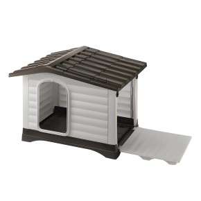 Cuccia per Cani 88x72x65 cm con pannello laterale ribaltabile