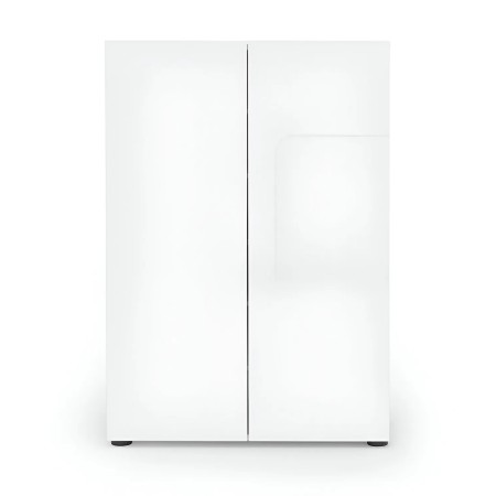 Scarpiera 2 Ante 80x34x114h cm bianco lucido per ingresso