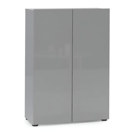 Scarpiera 2 Ante 80x34x114 cm Grigia Salvaspazio