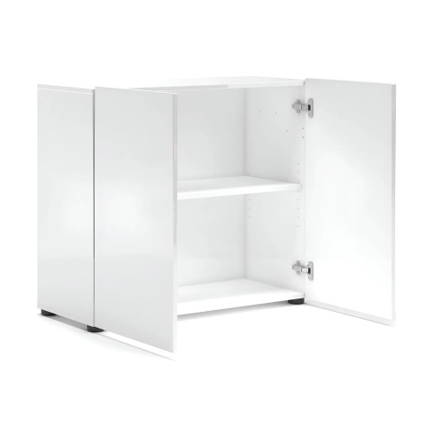Mobile Madia 90x38x79 cm con 2 Ante e Ripiano
