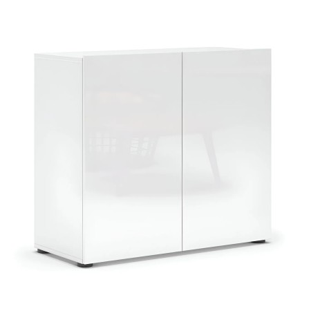 Mobile Madia 90x38x79 cm con 2 Ante e Ripiano
