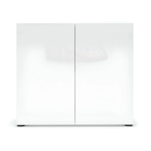Mobile Madia 90x38x79 cm con 2 Ante e Ripiano