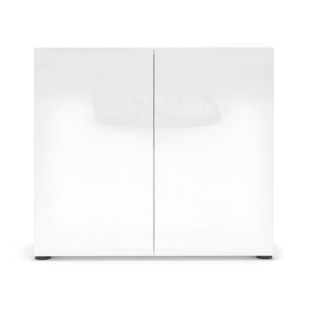 Mobile Madia 90x38x79 cm con 2 Ante e Ripiano