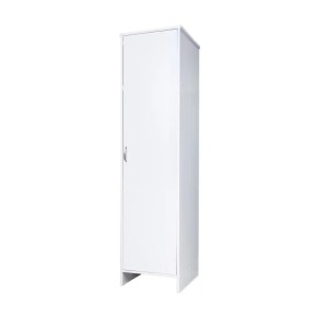 Mobile Bagno a Colonna in PVC Bianco 46,5x49x182 cm Lavanderia
