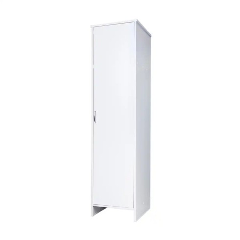 Mobile Bagno a Colonna in PVC Bianco 46,5x49x182 cm Lavanderia