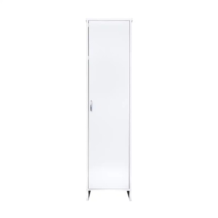 Mobile Bagno a Colonna in PVC Bianco 46,5x49x182 cm Lavanderia