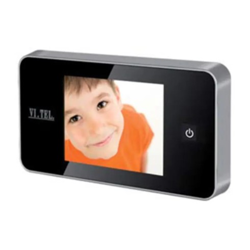 Spioncino Digitale Cromo Satinato Porta Blindata Display Telecamera