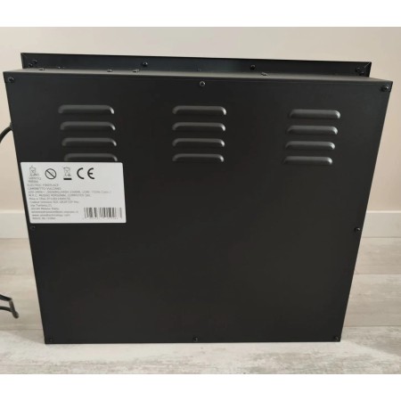 Inserto Camino Elettrico Realistico Incasso Parete Termostato Led Fuoco Finto | BricoShop24