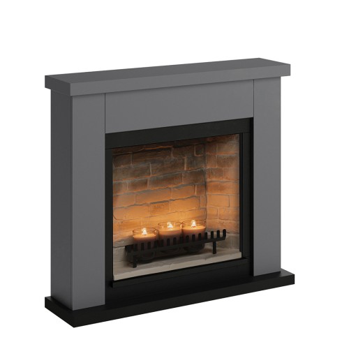 Camino da Arredo a Candele TAGU ZenFlame Frode Grigio