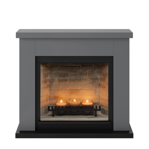 Camino da Arredo a Candele TAGU ZenFlame Frode Grigio