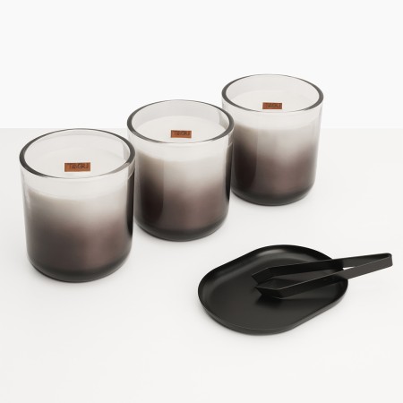 Camino da Arredo a Candele TAGU ZenFlame Larsen Grigio