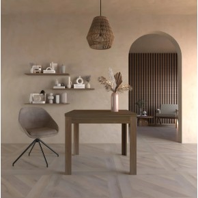 Tavolo a Libro 90x90 cm Finitura Noce Stelvio 2