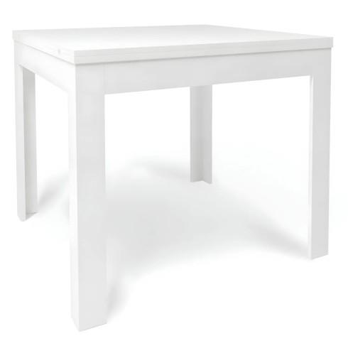 Tavolo a Libro 90x90 cm Bianco Moderno