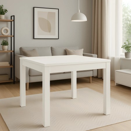 Tavolo a Libro 90x90 cm Bianco Moderno