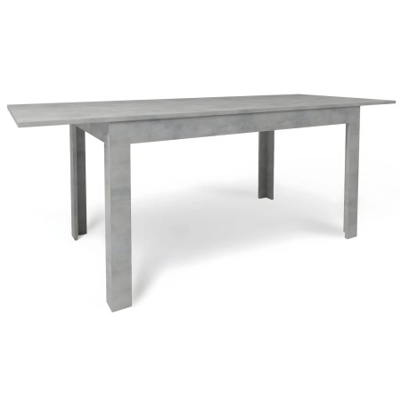 Tavolo da Pranzo Allungabile 140x80 cm Finitura in Cemento