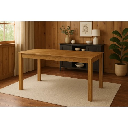 Tavolo Estensibile 140x80 cm Finitura Noce Stelvio