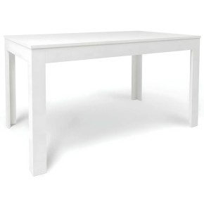 Tavolo Estensibile da Pranzo 140x80 cm Bianco Moderno