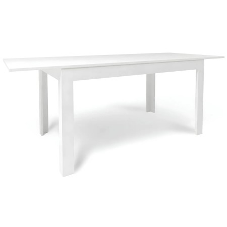 Tavolo Estensibile da Pranzo 140x80 cm Bianco Moderno